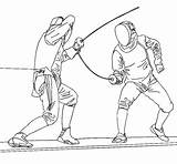 Fencing Coloring Pages Printable For Free Download sketch template