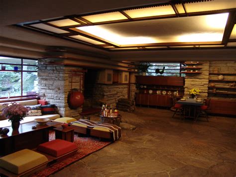 Archivo:Frank Lloyd Wright - Fallingwater interior 5.JPG - Wikipedia ...