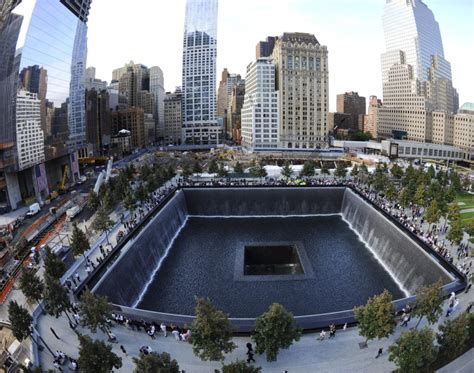 South Pool of the 9/11 Memorial, 2011 - Photos - One World Trade Center ...