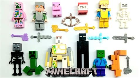 Lego minecraft characters - YouTube