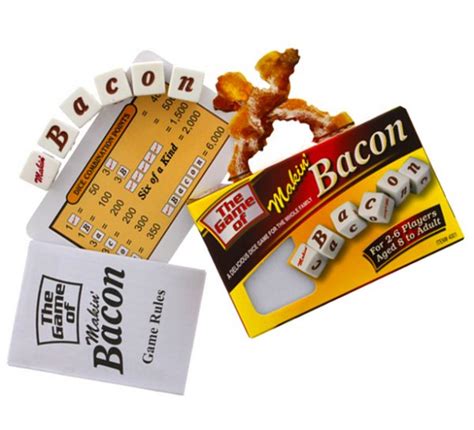 Makin' Bacon Dice Game - GeekAlerts