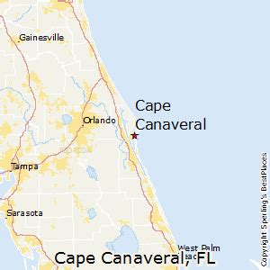 Florida Cape Canaveral Map | Florida Map 2018