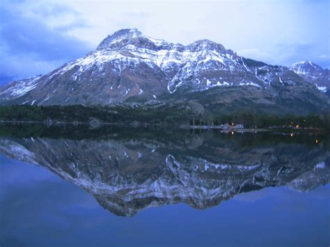 Beautiful Waterton Park in the Winter