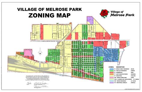 Zoning Map – Village of Melrose Park