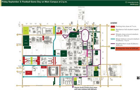 Parking, traffic changes announced for Friday's football home opener