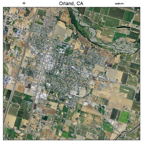 Aerial Photography Map of Orland, CA California