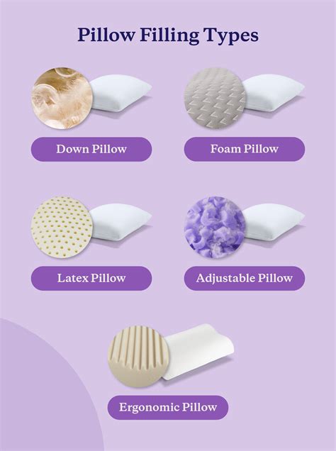 5 Types of Pillows for Every Sleep Style - Purple