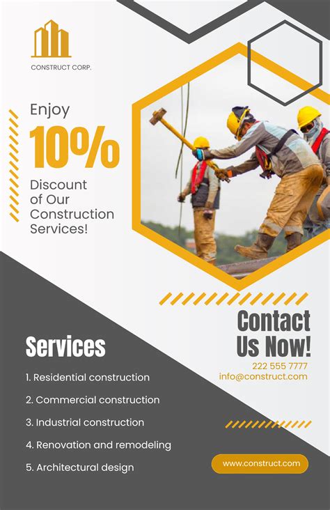 Free Construction Poster Background Template - Edit Online & Download ...