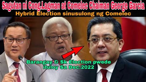 Barangay & Sk Election Dec 2022 || Sagutan ni Cong.Lagman & Comelec ...