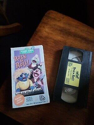 SESAME STREET SONGS - Rock & Roll (VHS, 1990) Rare Tape - Home Video $13.85 - PicClick CA