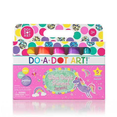 Do-A-Dot Art!® Washable Markers - Ultra Bright Shimmer 5 Pack - Web Exclusives | EAI Education