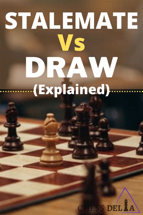 Difference Between Stalemate And Draw | Chess game, Chess tricks, Chess strategies