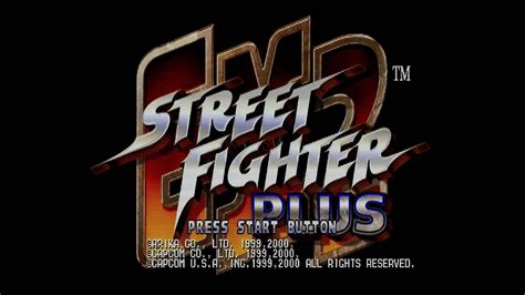 Street Fighter EX2 Plus PS1 gameplay XRGB - YouTube