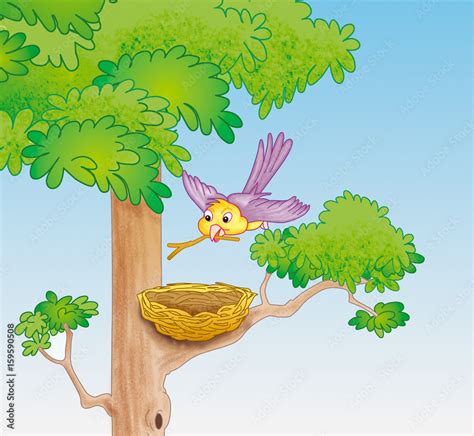 Cartoon Picture Birds In Nests Clipart Full Size Clip - vrogue.co