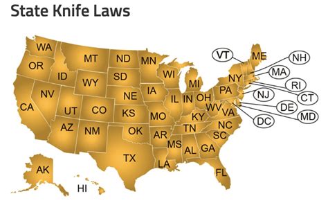 Knife Laws by State - LaSorsa & Associates - Executive Protection ...