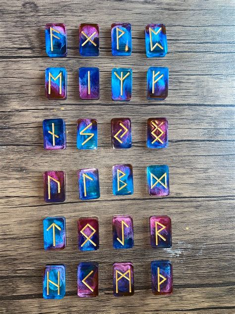 Rune Stone Set 25 pieces | Etsy