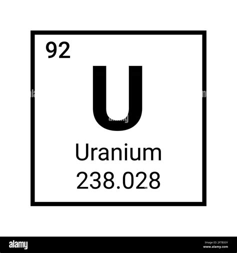 Uranium Periodic Table Symbol