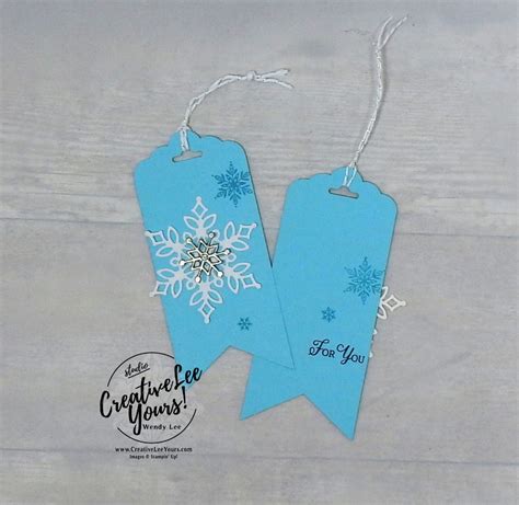 Snowflake Gift Tag-Printable Tutorial - Creativelee Yours