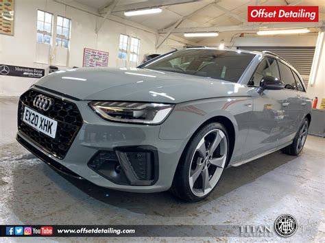 2020 QUANTUM GREY AUDI A4 AVANT BLACK EDITION NEW CAR DETAIL - Offset ...