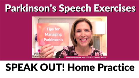 5/2/2023 Parkinson's Speech Exercises: Tips for Managing Parkinson's ...