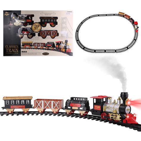 Classic Christmas Train Set With Lights And Sounds For Under The ...