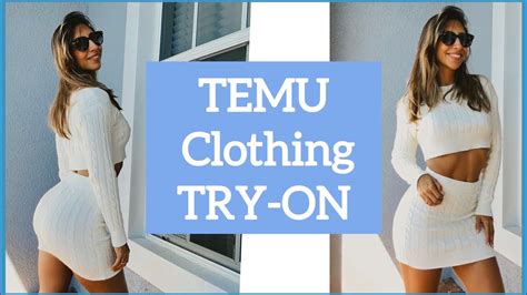 Temu Clothing Basics Try-On Haul and Review 2023 - YouTube