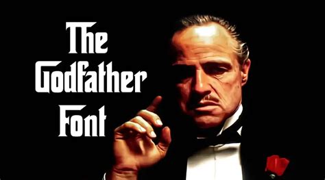 Godfather Font Free Generator and Download | Dafont Online
