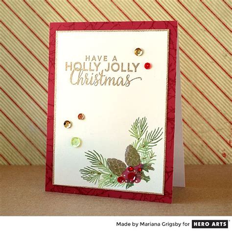 Holly Jolly Christmas | Christmas card crafts, Holiday greetings, Christmas cards