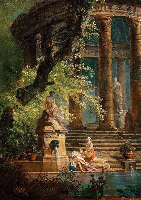 hubert robert | Tumblr | Aesthetic art, Renaissance art, Art painting