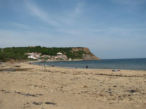 Runswick Bay Beach located in North Yorkshire is a fantastic day out