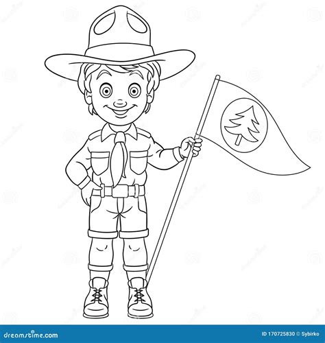 Cubscout Coloring Pages