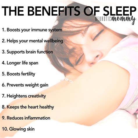 The Health Benefits of Sleep - NeuroticMommy