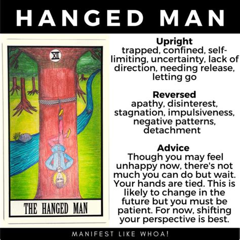 The Hanged Man Tarot Card Meaning & Symbolism – Manifest Like Whoa!