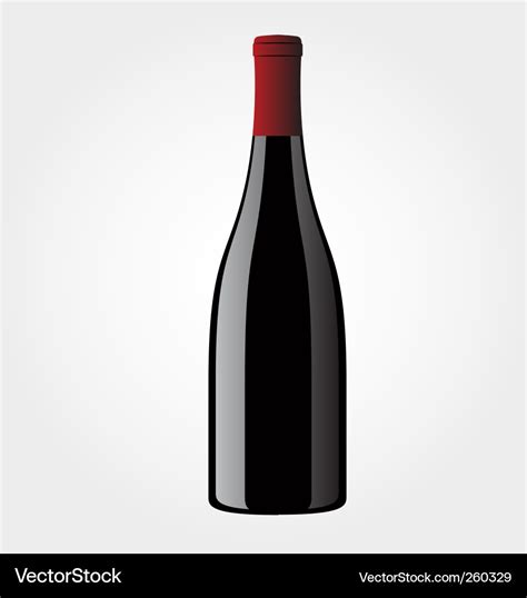 Wine bottle Royalty Free Vector Image - VectorStock