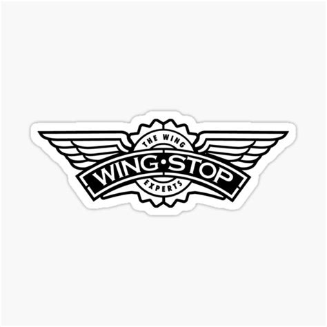 "WINGSTOP-logo" Sticker for Sale by ConerJohn421 | Redbubble