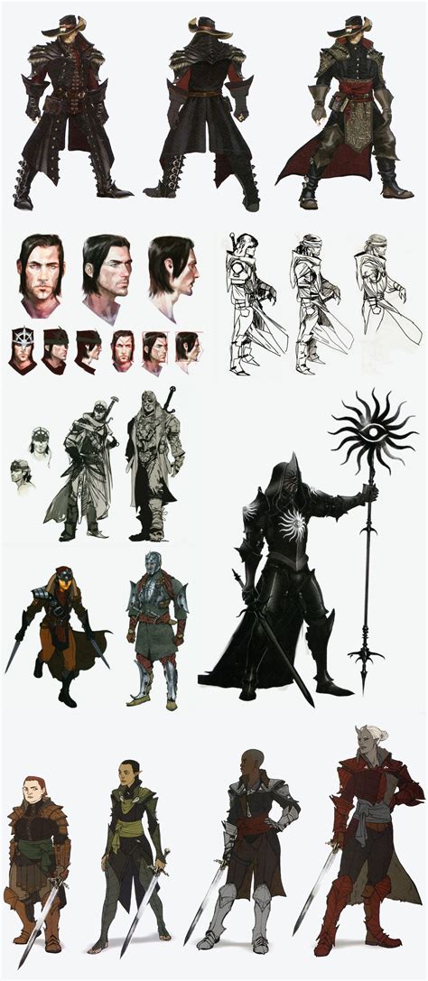 The Inquisitor concept art in The Art of Dragon Age: Inquisition Dragon ...