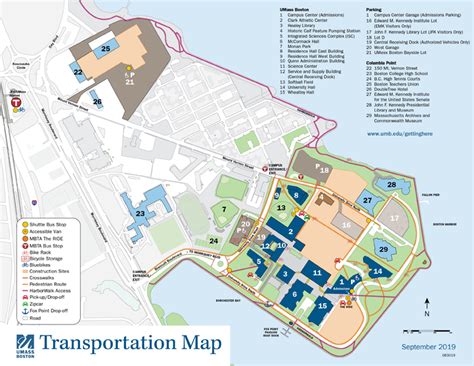 Umass Boston Campus Map - Metro Map