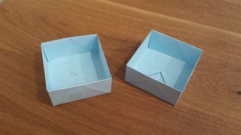 How To Make a Paper Box - Origami - YouTube