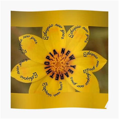 "Ethiopia new year 2023" Poster for Sale by Voiceofarty | Redbubble