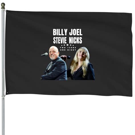 Billy Joel Stevie Nick Tour House Flags, Billy Joel Tour Merch House ...