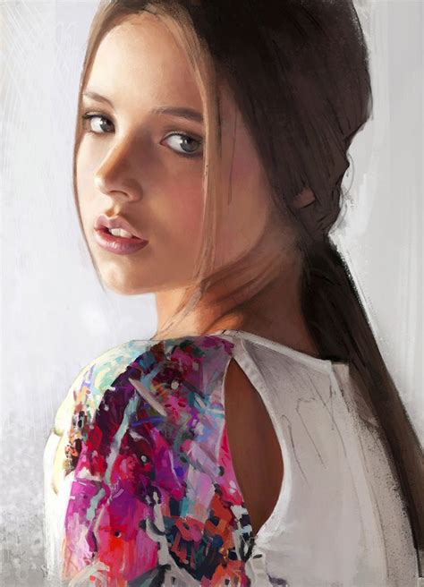 Model, Noveland Sayson | Digital painting portrait, Digital painting, Portrait