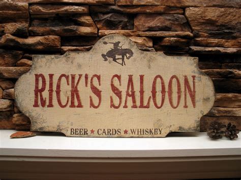 PERSONALIZED CUSTOM Saloon sign SignsByDiane by SignsByDiane