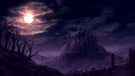 Moonlight, juh juh, purple, moon, halloween, juhjuh, night, luminos, moon, fantasy, HD wallpaper ...