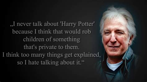 Best Alan Rickman Quotes - YouTube