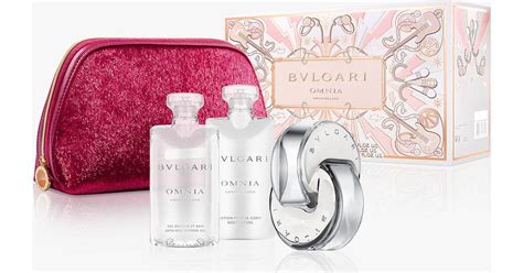 Bvlgari Omnia Crystalline Gift Set EdT 65ml + Shower Gel 75ml + Body Lotion 75ml + Pouch