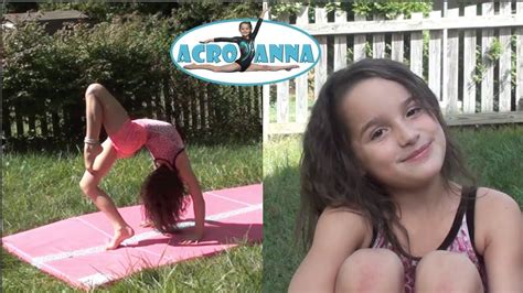 "My Made Up Routine | Annie the Gymnast | Acroanna (+playlist)" ~ too cute. | Bratayley, Annie ...