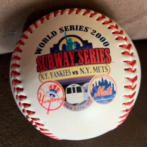 2000 World Series Subway Series Champions Baseball New York Yankees Vs. NY Mets | eBay