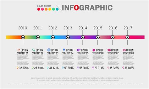 Business Timeline Infographic Template 830219 Vector Art at Vecteezy