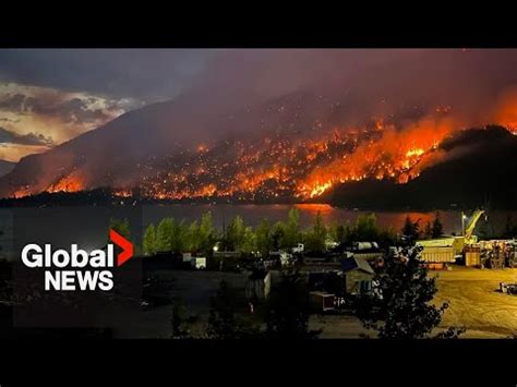 BC wildfires: New evacuation order issued for Shuswap region as fire ...