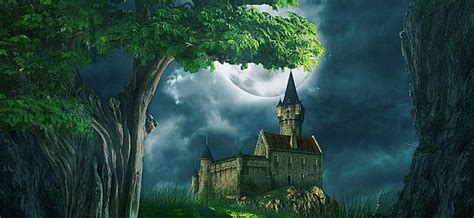 Free 300dpi, Jpg, Meadow Background Images, Anime Castle Photos Photo Background PNG and Vectors ...